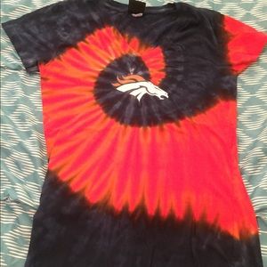 Tye-dye Broncos Top